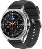 Samsung Galaxy Watch8 Classic 46mm, AI Smart Watch with Cushion Design and Rotating Bezels, with Hybrid Band and Wearable Display, Bluetooth, Black, 3 Year Samsung Extended Warranty (UK Version)