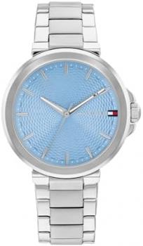 Tommy Hilfiger Three Hand Quartz Movement Watch for Women with Silver or Gold Stainless Steel Bracelet