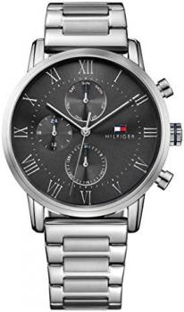 Tommy Hilfiger Analogue Multifunction Quartz Watch for Men with Stainless Steel Bracelet or Leather Strap