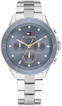 Tommy Hilfiger Analogue Multifunction Quartz Watch for Women with Stainless Steel Bracelets