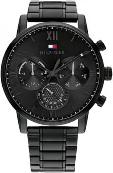 Tommy Hilfiger Analogue Multifunction Quartz Watch for Men with Stainless Steel Mesh or Link Bracelet