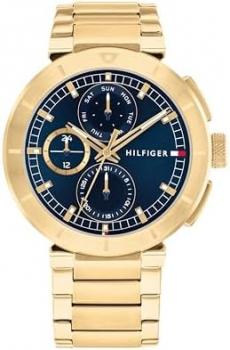 Tommy Hilfiger Analogue Multifunction Quartz Watch for Men with Stainless Steel Bracelet
