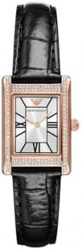 Emporio Armani Watch for Women, Quartz Movement and 31mm Case Size with Stainless Steel, Leather or Silicone Strap