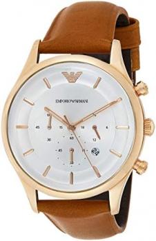 Emporio Armani Men Analog Japanese Quartz Watch with Stainless Steel Strap AR11043
