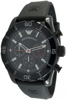 Emporio Armani Men's Quartz Watch AR5948 AR5948 with Rubber Strap