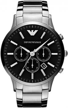 Emporio Armani Men's Watch with Stainless Steel Bracelet AR2460, Strip