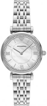 Emporio Armani Women's Analogue Quartz Watch with Stainless Steel Strap AR11701