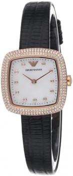 Emporio Armani Watch for Women, Two Hand Movement, 26 mm na Stainless Steel Case with a Pro-Planet Leather Strap, AR11495