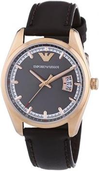 Emporio Armani Men's Quartz Watch AR6024 AR6024 with Leather Strap