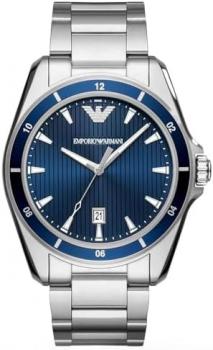 Emporio Armani Men's Analogue Quartz Watch with Stainless Steel Strap AR11100