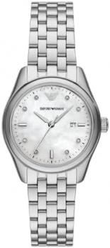 Emporio Armani Women's Analog Quartz Watch with Stainless Steel Strap AR11614