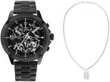 Tommy Hilfiger Analogue Multifunction Quartz Watch for Men with Black Stainless Steel Bracelet