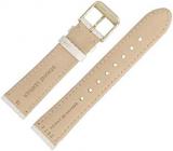 Tommy Hilfiger Watch Strap 18 mm Leather Beige Pattern - 679302074