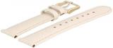 Tommy Hilfiger Watch Strap 18 mm Leather Beige Pattern - 679302074