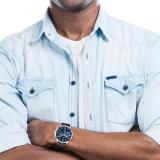 Tommy Hilfiger Analogue Multifunction Quartz Watch for Men with Dark Brown Leather Strap - 1791940