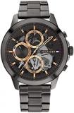 Tommy Hilfiger Analogue Multifunction Quartz Watch for Men with Gunmetal Stainless Steel Bracelet