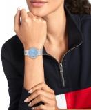 Tommy Hilfiger Three Hand Quartz Movement Watch for Women with Silver or Gold Stainless Steel Bracelet