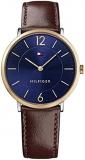 Tommy Hilfiger Men's Quartz Watch with Leather Strap 1710354