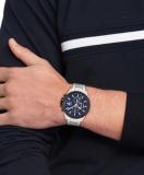 Tommy Hilfiger Dual Time Quartz Watch for Men with Stainless Steel Bracelet or Leather Strap