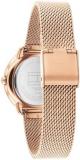 Tommy Hilfiger Three Hand Quartz Movement Watch for Women with Stainless Steel Mesh Bracelet – Available in Rose Gold, Silver or Gold