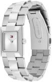 Tommy Hilfiger Women's Quartz Watch with Rectangular Case and Stainless Steel Bracelet