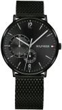 Tommy Hilfiger Analogue Multifunction Quartz Watch for Men with Leather Strap or Stainless Steel Bracelet