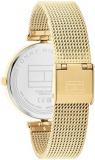 Tommy Hilfiger Three Hand Quartz Movement Watch for Women with Stainless Steel Mesh Bracelet – Available in Rose Gold or Gold
