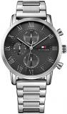 Tommy Hilfiger Analogue Multifunction Quartz Watch for Men with Stainless Steel Bracelet or Leather Strap