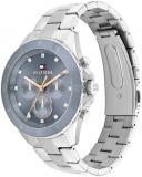 Tommy Hilfiger Analogue Multifunction Quartz Watch for Women with Stainless Steel Bracelets