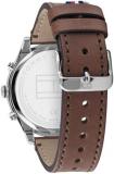 Tommy Hilfiger Analogue Multifunction Quartz Watch for Men with Brown Leather Strap - 1791741