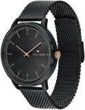 Tommy Hilfiger Analogue Quartz Watch for Men with Black Stainless Steel Mesh Bracelet - 1791845