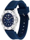 Tommy Hilfiger Three Hand Quartz Movement Watch for Youth with Stainless Steel Bracelet or Silicone Strap – Available in Silver, Blue, Pink or Black