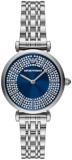 EMPORIO ARMANI Women's Silver-Tone Stainless Steel Watch and Bracelet, Set