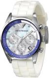 Emporio Armani Women Analogue Quartz Watch with Rubber Strap AR5884