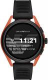 Emporio Armani Men's Smartwatch Connected Gen 5 Matteo Red Aluminum Case and Black Rubber Strap ART5025