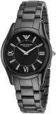 Emporio Armani Women's AR1441 CeramicSlim Black Dial Watch