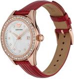 Emporio Armani - Leo Collection, Red Color, Leather Watch for Female AR11489