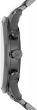 Emporio Armani - Chronograph Watch with Grey Stainless Steel Strap for Men AR11348