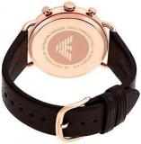 Emporio Armani Men's Analogue Quartz Watch with Leather Strap AR11106