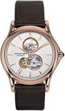 Emporio Armani Swiss Watch for Men, Automatic Movement, 42 mm Rose Gold Stainless Steel Case with a Alligator Strap, ARS3401