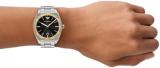 Emporio Armani Watch for Men, Quartz Three Hand Date Movement and 41mm Case Size with Stainless Steel or Leather Strap