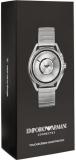 Emporio Armani Mens Digital Watch with Stainless Steel Strap ART5006