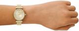 Emporio Armani Watch for Women, 32mm Two Hand Quartz Movement with Gold Tone Stainless Steel Strap