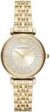 Emporio Armani Watch for Women, 32mm Two Hand Quartz Movement with Gold Tone Stainless Steel Strap