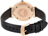 Emporio Armani Womens Analogue Quartz Watch with Leather Strap AR11060