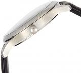 Emporio Armani Men's Quartz Watch with Black Dial Analogue Display and Black Leather Bracelet AR1865