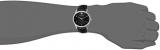 Emporio Armani Men's Quartz Watch with Black Dial Analogue Display and Black Leather Bracelet AR1865