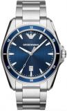 Emporio Armani Men's Analogue Quartz Watch with Stainless Steel Strap AR11100