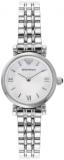 Emporio Armani - Women's Quartz Watch, Silver Stainless Steel Strap