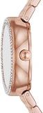 Emporio Armani Watch for Women, Moonphase Movement, 32 mm Rose Gold Stainless Steel Case with a Stainless Steel Strap, AR11462